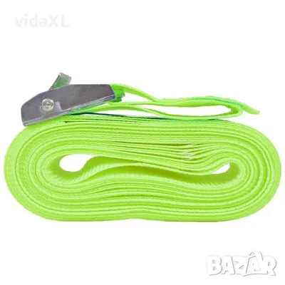 vidaXL Ремъци, 10 бр, 0,25 тона, 5mx25mm, флуоресцентно зелено（SKU:142664, снимка 2 - Други стоки за дома - 48660678