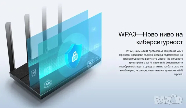 РУТЕР TP-LINK ARCHER AX17/AX1500, снимка 7 - Рутери - 48932610