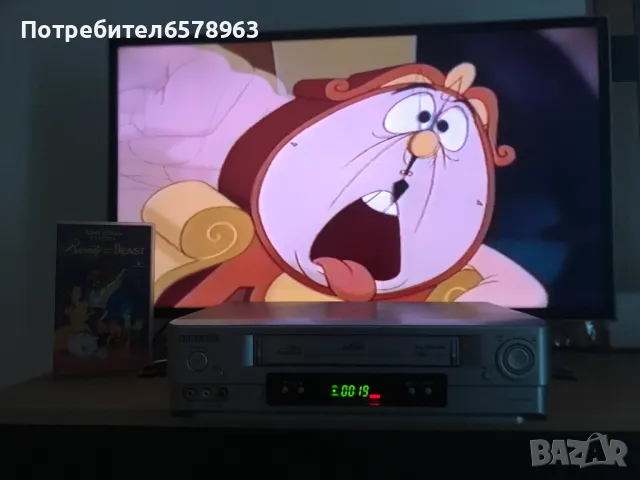 Видеокасета '' Красавицата и Звяра ''  VHS, снимка 3 - Анимации - 50229853