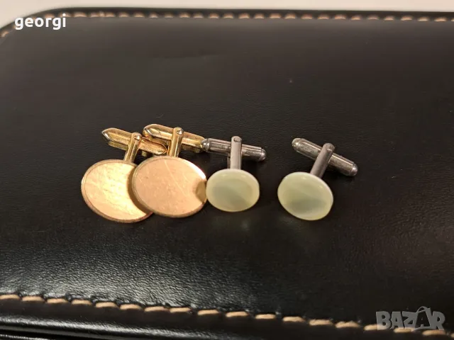 колекция ръкавели в кожена кутия  7/1, снимка 5 - Колекции - 49666157