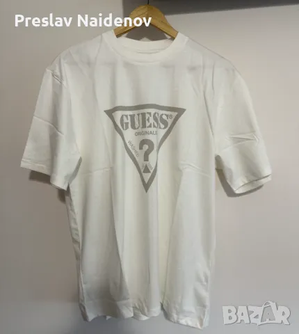 Тениска Guess Бяла, снимка 1