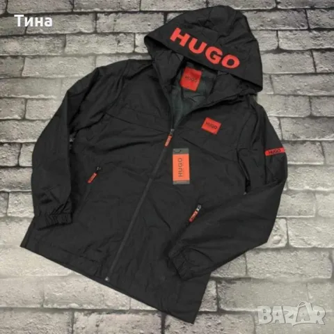 ХИТ МОДЕЛ МЪЖКО ЯКЕ ВЕТРОВКА HUGO BOSS , снимка 4 - Якета - 45928884