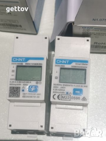 Монофазен Modbus Rs482 електромер CHINT DDSU666 80A, снимка 5 - Друга електроника - 46414401