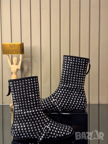 дамски боти с камъни, снимка 2 - Дамски боти - 52137943