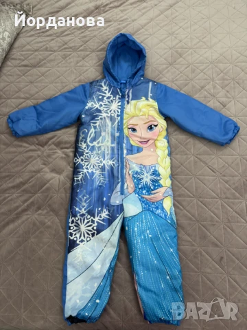 Детски зимен гащеризон Elsa 110/116 - 5/6г., снимка 1