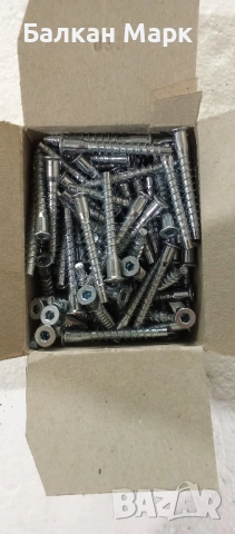 Евровинт / Евровинтове за мебели 5x40 HEX ⭐ 100бр