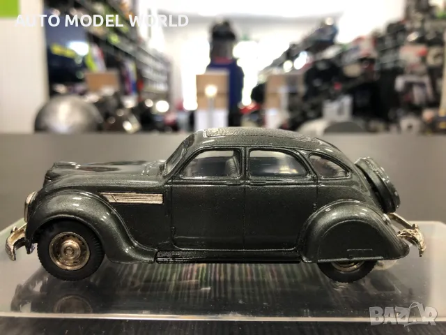 Метална колекционерска количка REXTOYS CHRYSLER AIRFLOW 1:43 НОВА, снимка 1 - Колекции - 46966098