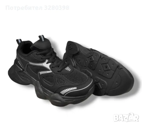 Дамски маратонки в черен цвят модел: BК-2 black, снимка 4 - Маратонки - 47076489