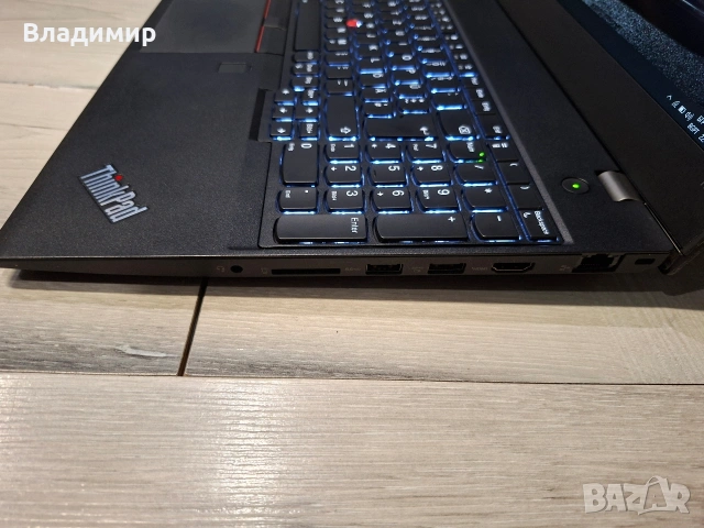 Lenovo ThinkPad T570-i5 7300u/8гб/250гб ссд/Подсветка, снимка 8 - Лаптопи за работа - 53199154