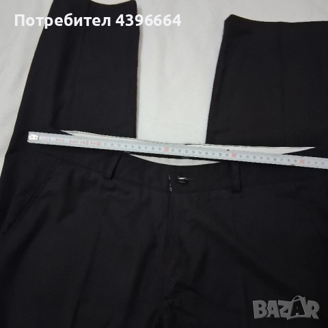 мъжки официален черен панталон, снимка 4 - Панталони - 52551118