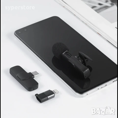 Безжичен микрофон за телефон Digital One SP01081 K9, Wireless Microphone, професионален микрофон, снимка 10 - Микрофони - 50448188