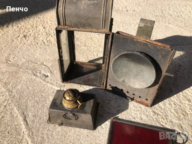 стара военна лампа /фенер/ - WWI-WWII - GERMANY, снимка 11 - Антикварни и старинни предмети - 50890330