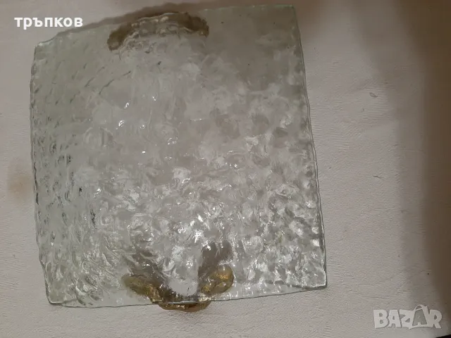 стъклена фруктиера ръчна изработка, снимка 3 - Декорация за дома - 50251844