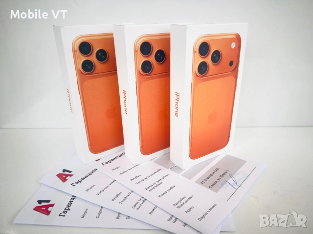 НОВ! iPhone 17 Pro 256GB Cosmic Orange ГАРАНЦИЯ 24 Месеца!, снимка 2 - Apple iPhone - 52677138