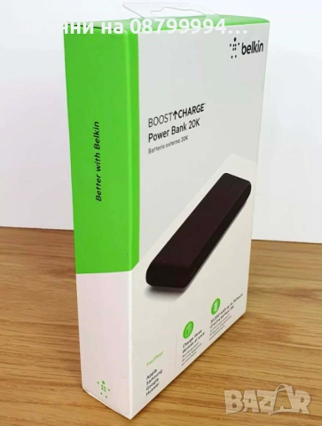 Power Bank Външна Батерия BELKIN 20000mah, снимка 2 - Резервни части за телефони - 53215101