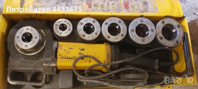 Електрическа резбонарезна машина, снимка 2 - Други инструменти - 54246215