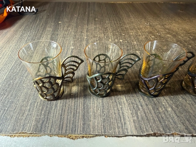 Чаши рибки 6 броя , снимка 3 - Сервизи - 53663905