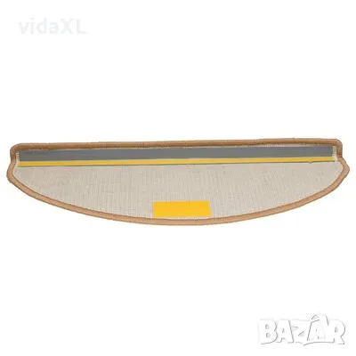 vidaXL 15 бр стелки за стълбища, бежови, 65x21x4 см(SKU:133902), снимка 4 - Други - 49044448