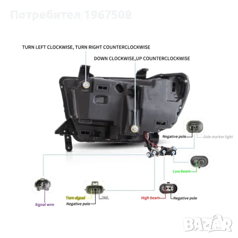 Комплект LED фарове за Toyota Sequoia 2008-2020 и Tundra 2007-2013, снимка 5 - Части - 47108514