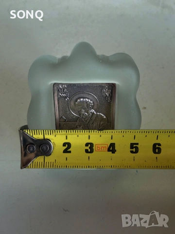 Сребърна Иконка Свети Апостол и Евангелист Матей, снимка 8 - Икони - 54065178