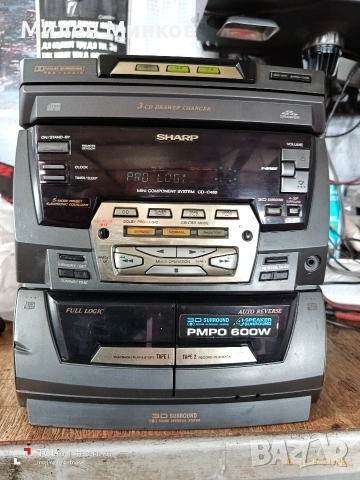 Sharp CD-C480W, снимка 7 - Аудиосистеми - 54040908