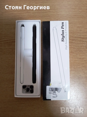 Стилус за сензорен екран, магнитно тяло и въртящ се дизайн за скрит дисков връх