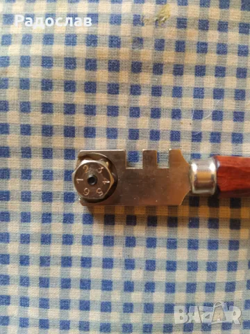 стар германски стъклорез / елмаз за стъкло, снимка 3 - Други инструменти - 49883546