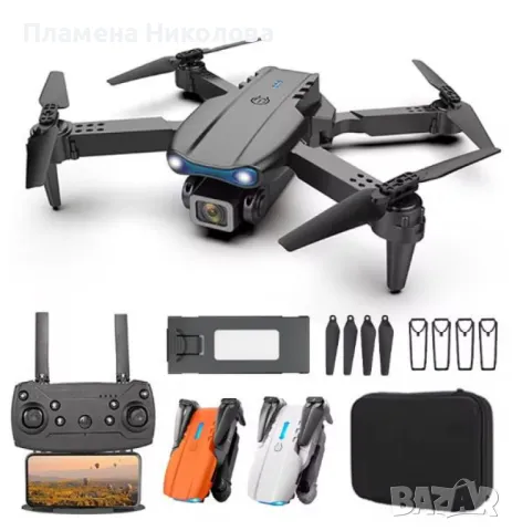 HD 4K Дрон с две камери K3 E99 PRO DRONE, снимка 1 - Дронове и аксесоари - 46974513