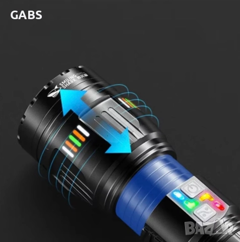 Супер мощен LED лазерен фенер YM-G500 и YM-G600/3200м/4000lm, снимка 11 - Къмпинг осветление - 51545223