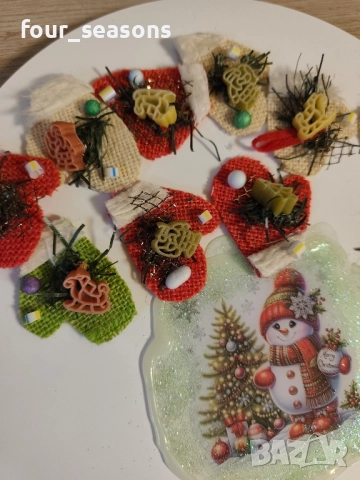 Коледни късмети, снимка 2 - Декорация за дома - 51981824