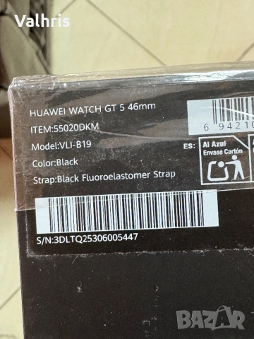 НОВ! 2г. Гаранция! Huawei Watch GT 5 46mm Black, снимка 4 - Смарт часовници - 53723997