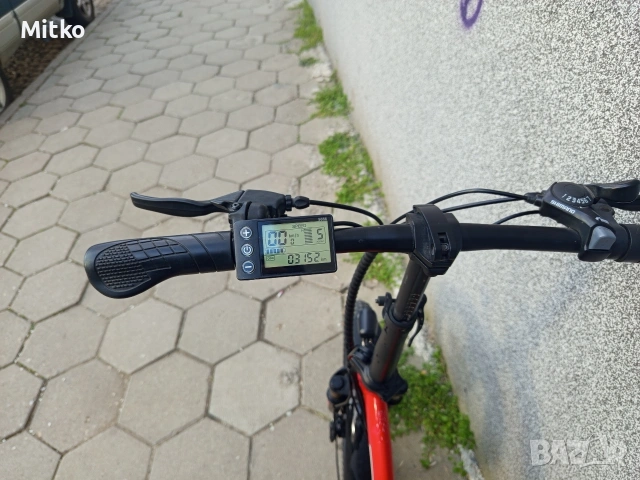 20 цола електрически алуминиев велосипед с 7 скорости усилени ляти капли амортисьори предни дискови , снимка 3 - Велосипеди - 53976594