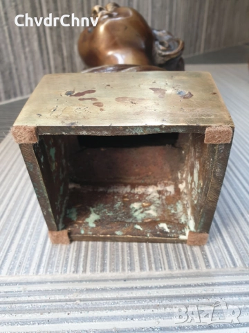 26см-5кг статуетка-бюст/френска бронзова скулптура/фигура на момиче, снимка 8 - Статуетки - 52967255