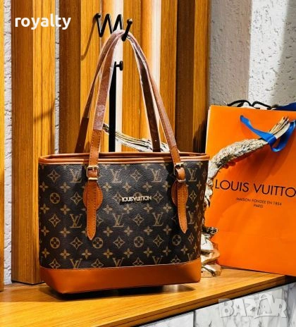 Louis Vuitton Нова Дамска Кожена Чанта Луи Витон 