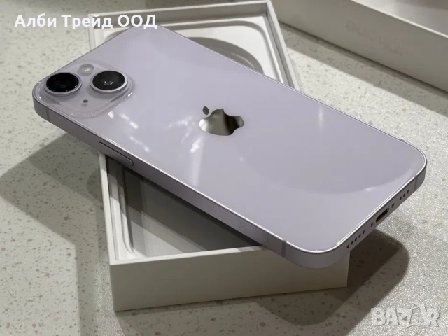 Phone 14 128GB Purple – Перфектен, 100% Батерия!, снимка 7 - Apple iPhone - 53719948