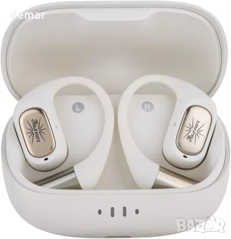 Linsoul Kiwi Ears Attiva OWS безжични слушалки, Open Ear Bluetooth 5.4 с ANC шумопотискане, бели, снимка 1 - Безжични слушалки - 48835799