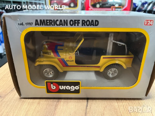 Метална колекционерска количкa BBURAGO AMERICAN OFFROAD мащаб 1:24, снимка 5 - Колекции - 50885247