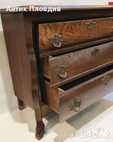 Класически скрин с три чекмеджета, снимка 5 - Скринове - 52737450