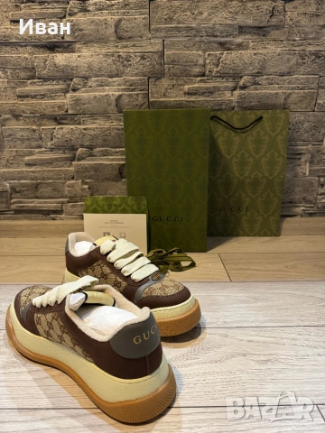 Gucci Double Screener Мъжки Обувки, снимка 2 - Кецове - 53020976