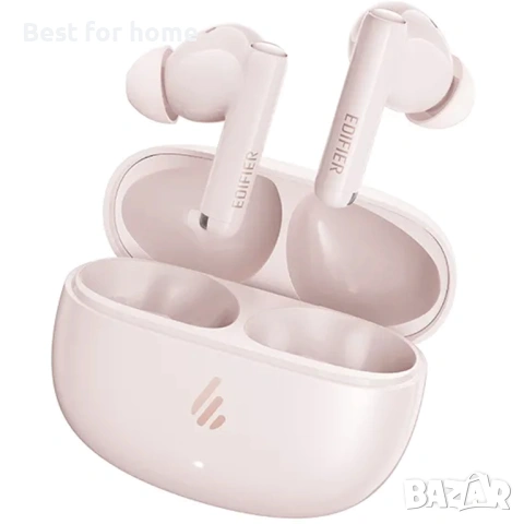 Edifier X5 Pro (2025 Upgrade) Безжични Bluetooth 6.0 слушалки с шумопотискане - розови, снимка 3 - Bluetooth слушалки - 53659376