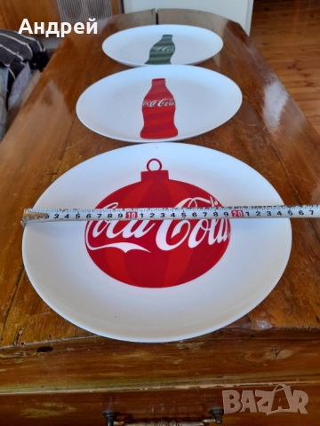 Чиния,чинии Кока Кола,Coca Cola #4, снимка 4 - Други ценни предмети - 52851215