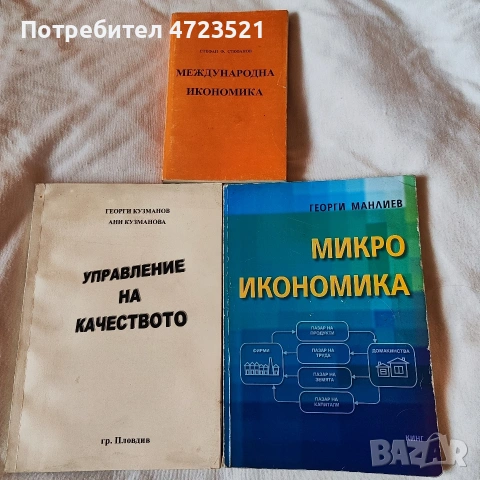 Учебници по икономика и управление на качеството 