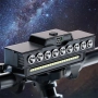 Ултра ярка 9 LED + 21 SMD светлина за велосипед, Фар, Клаксон, Батерия, снимка 5