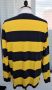 Polo Ralph Lauren Vintage 90’s Pique Rugby Shirt Men’s Yellow/Blue Striped XL, снимка 12