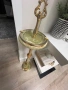 Паркетен пепелник от оникс и метал злато , снимка 7