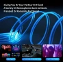 5 метра 7 цвята в 1 RGB интериорна неонова лента за табло на кола АВТОМОБИЛ , снимка 5