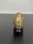 Китайско стъклено яйце със емайл / клоазон. №5294, снимка 1 - Колекции - 45232382