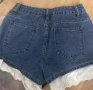 Нови дънкови къси панталони размер XXS/XS/S, снимка 3