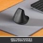 Logitech Lift Vertical лява ергономична мишка, безжична, тиха, снимка 2