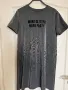 Esprit  T-shirt Dress t shirt рокля тениска Glitter Party сива бласкава официална парти ламе брокат , снимка 5